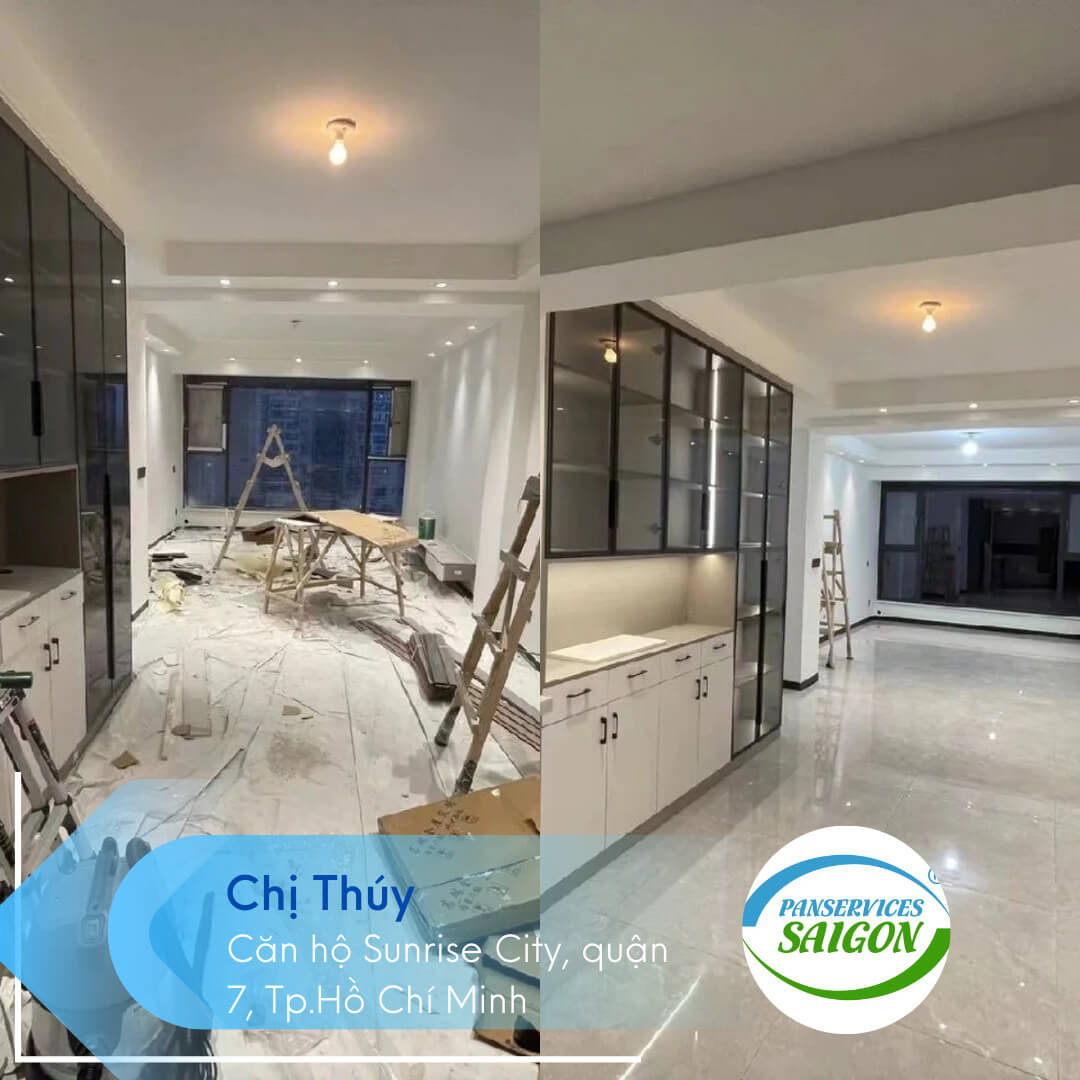 Dịch vụ vệ sinh sau xây dựng, sau cải tạo