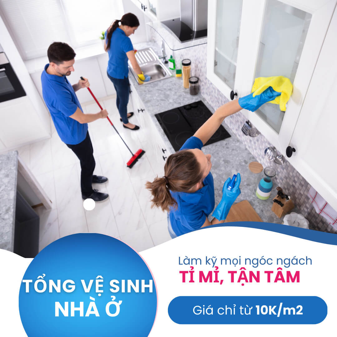 Dịch vụ vệ sinh định kỳ, theo giờ, theo yêu cầu